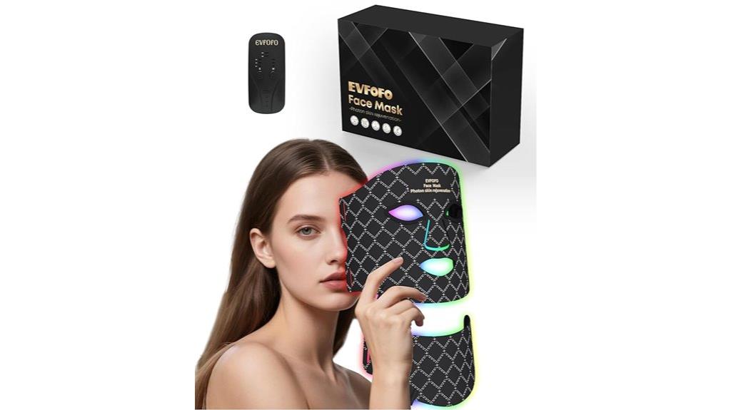 seven color led face mask