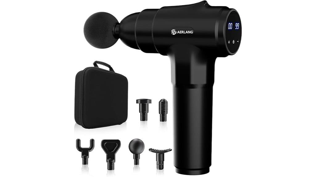 six head twenty speed massager