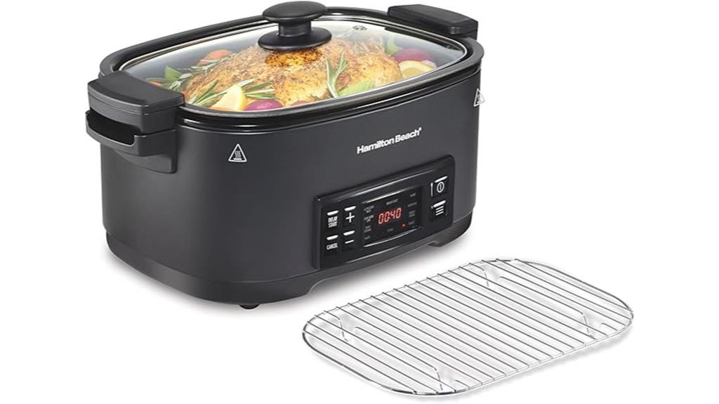 six quart multi cooker appliance