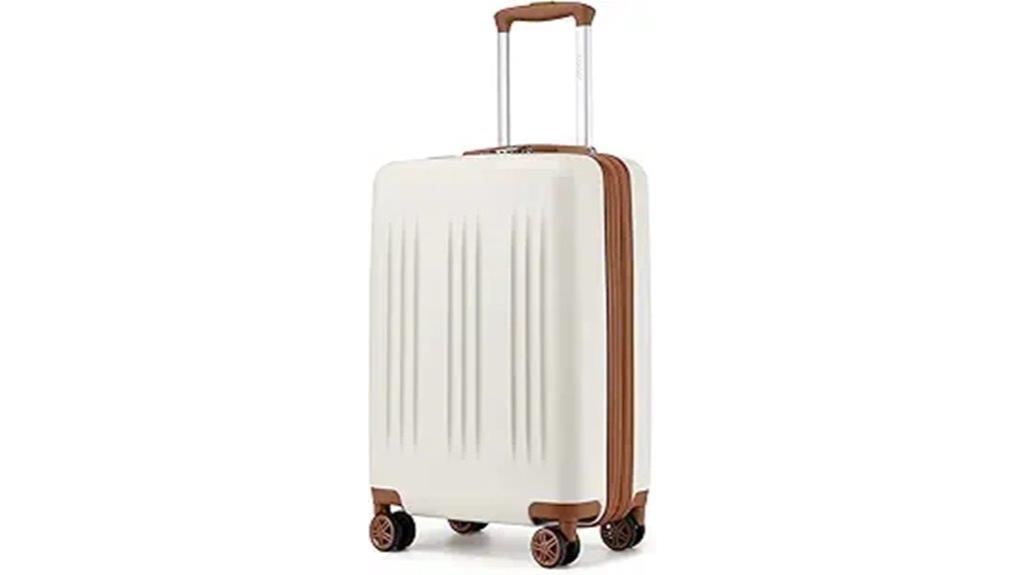 small expandable spinner luggage