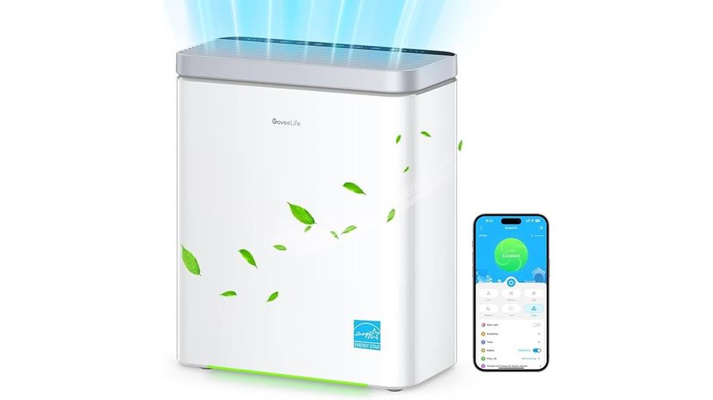 smart air purifier large rooms