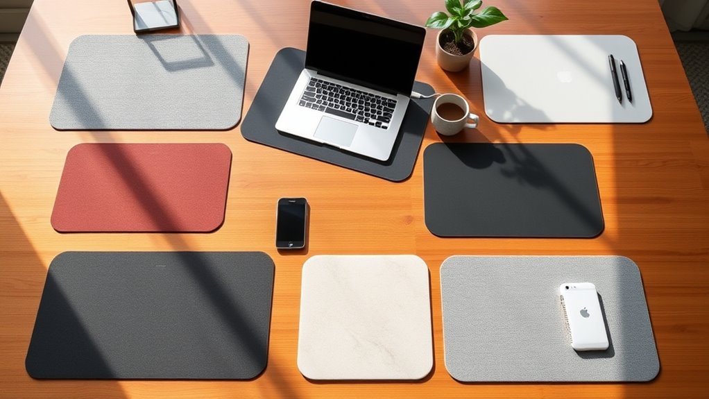smart desk mats with wireless charging