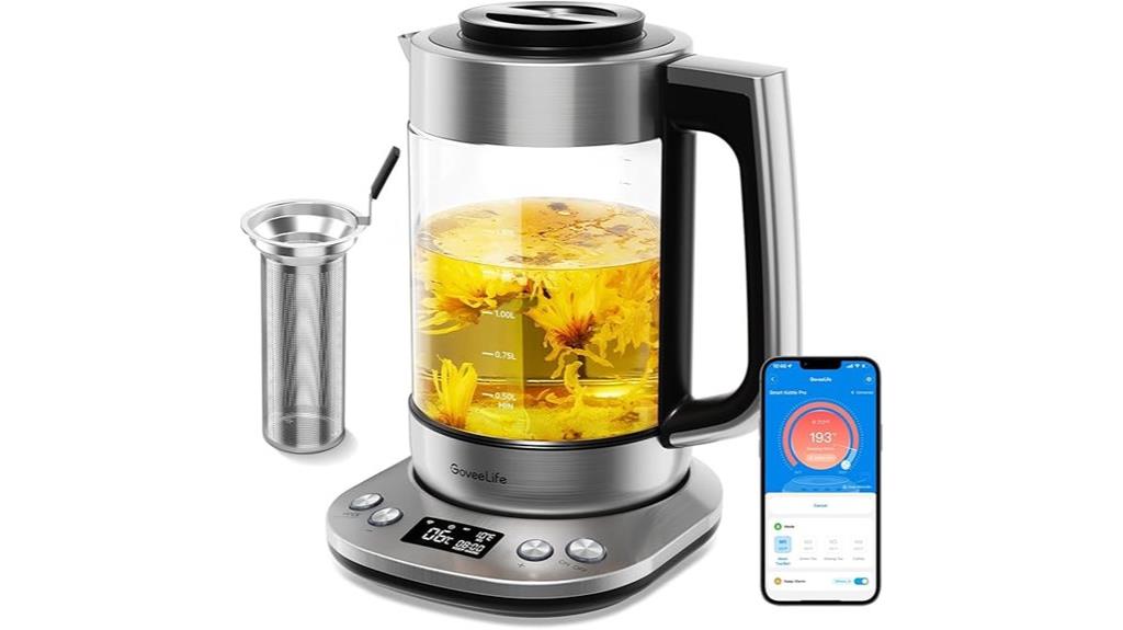 smart kettle with infuser