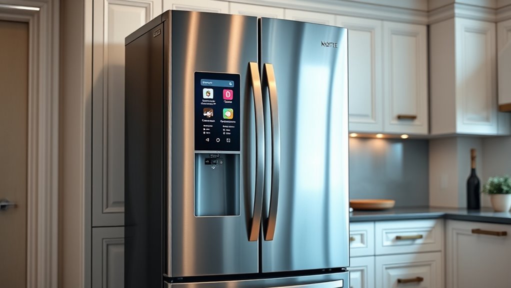 smart refrigerators with touchscreens