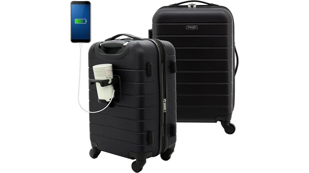 smart spinner carry on luggage