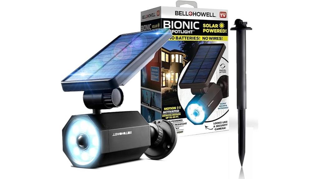 solar waterproof motion lights