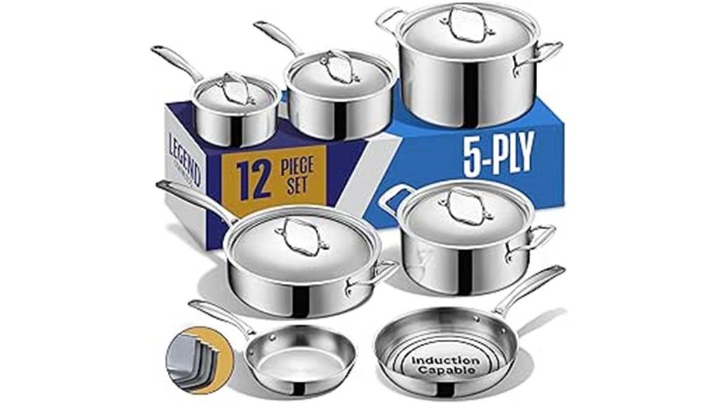 stainless steel 12 piece set