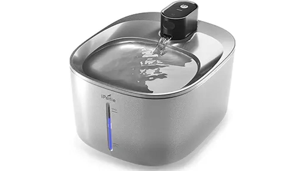 stainless steel cat fountain