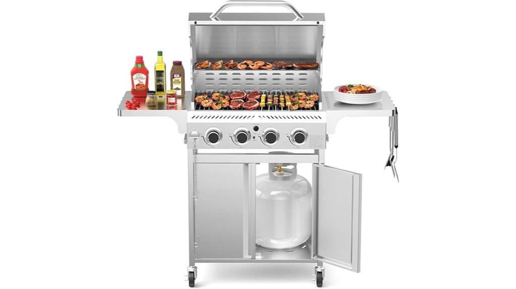 stainless steel portable grill