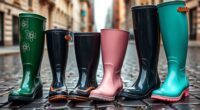 stylish functional rain boots