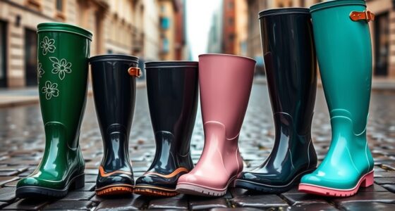 stylish functional rain boots