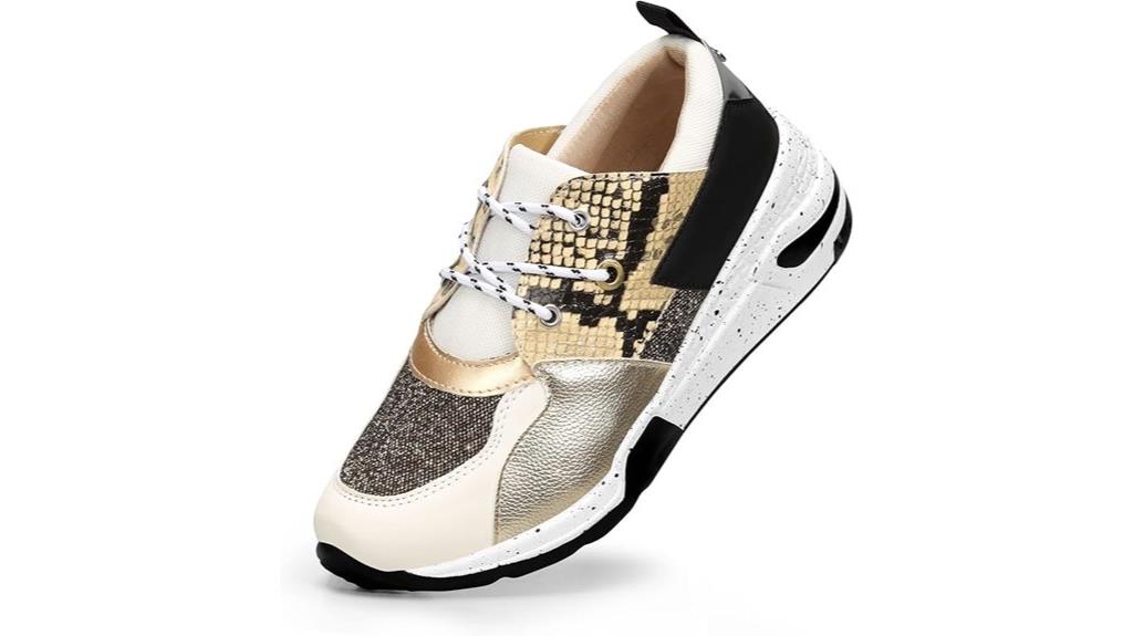 stylish high heel sneakers