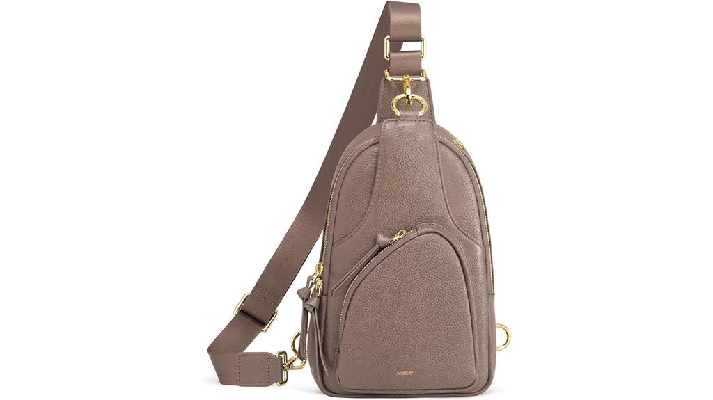 stylish leather sling bag