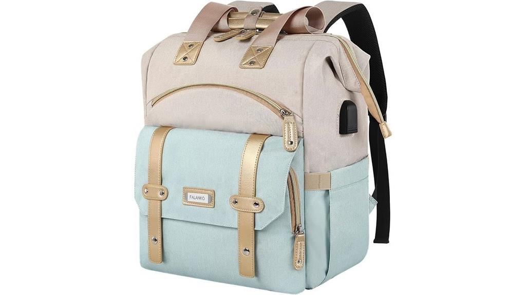 stylish women s laptop backpack