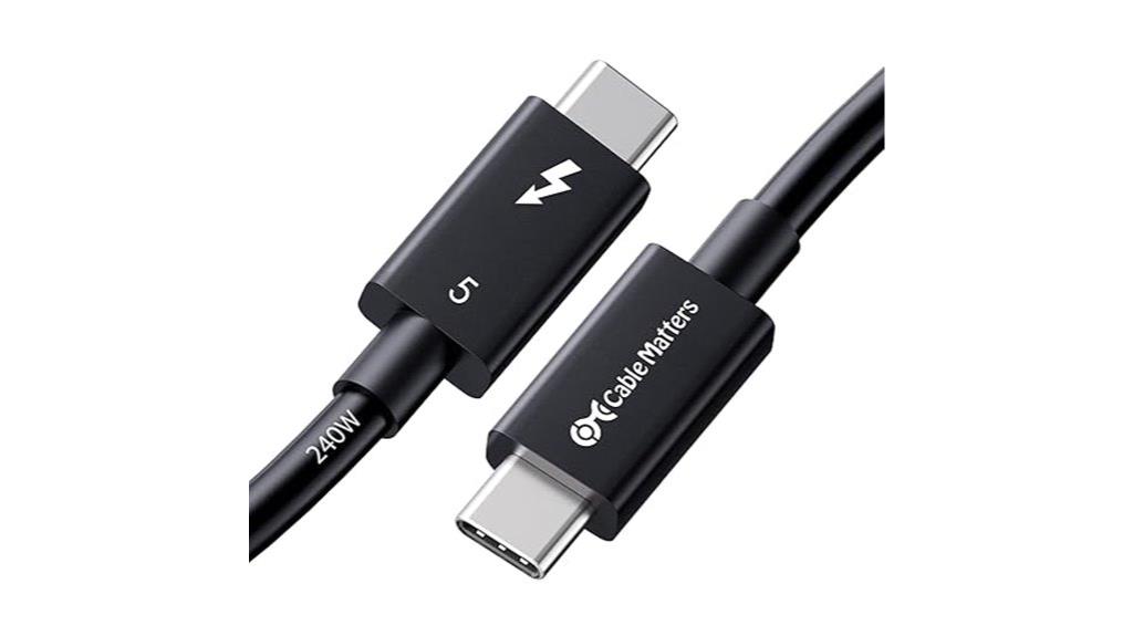 thunderbolt 5 80gbps cable