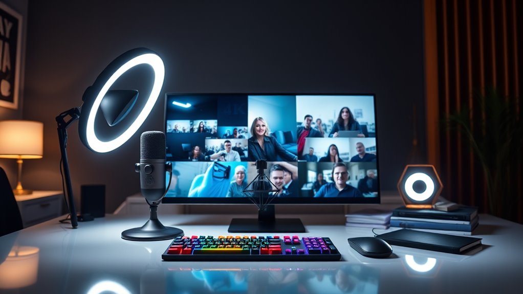 top 4k webcam ring lights