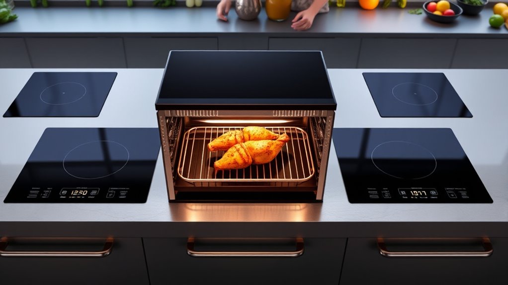 top induction ranges with air fry