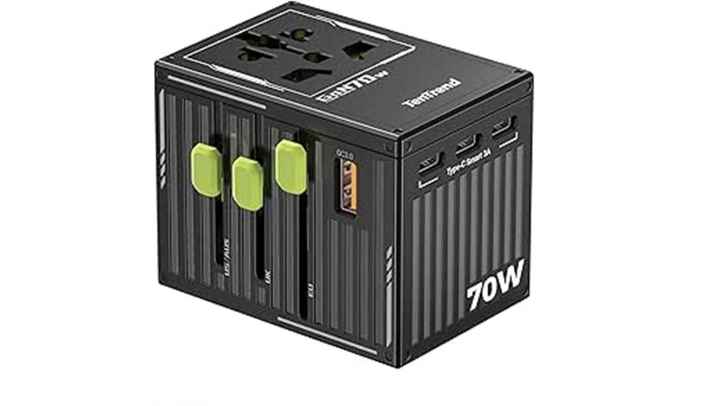 travel adapter with usb