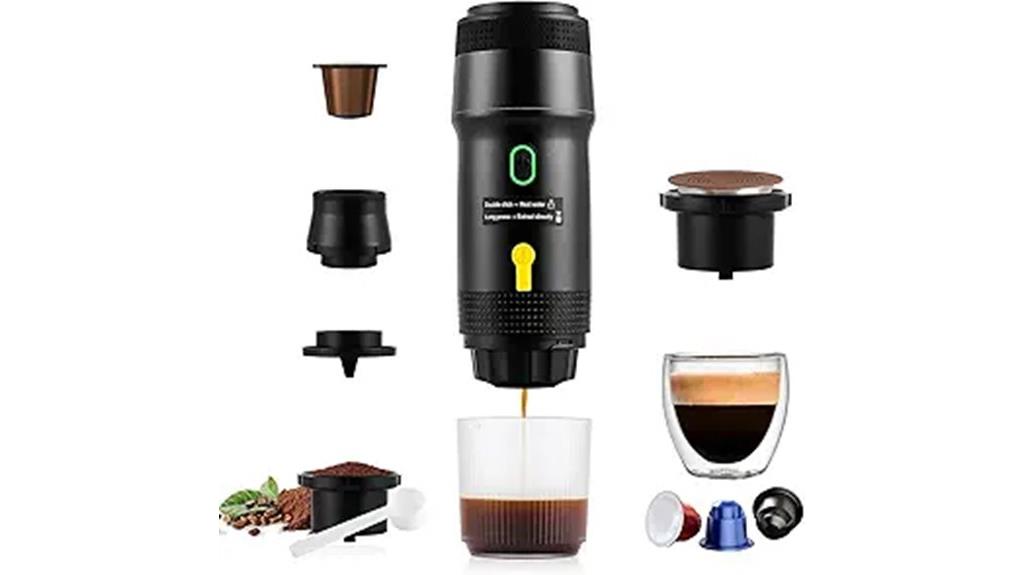 travel friendly coffee brewing system