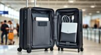 travel friendly luggage with charging