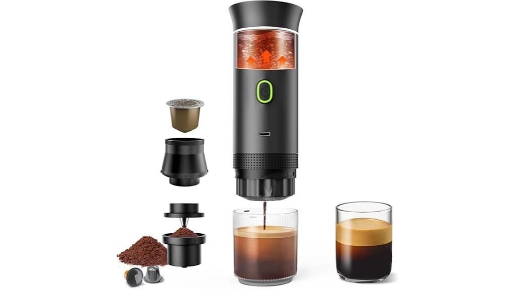 travel friendly portable espresso maker