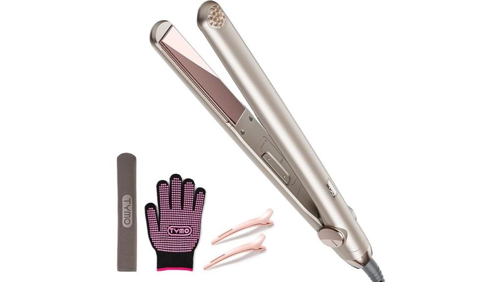 travel friendly titanium flat iron