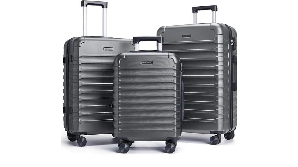 travel luggage with spinner wheels
