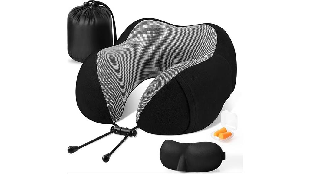travel memory foam pillow