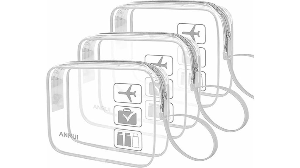 travel toiletries organizer bag