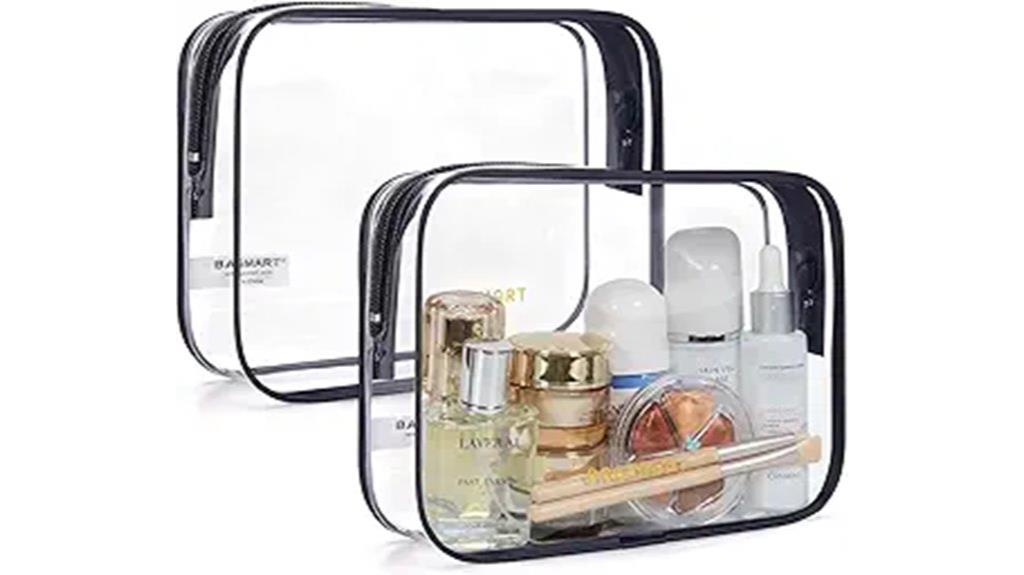 two pack travel toiletry bags