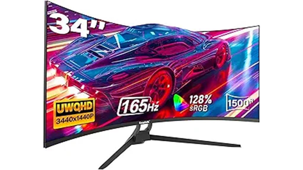 ultra wide curved gaming monitor