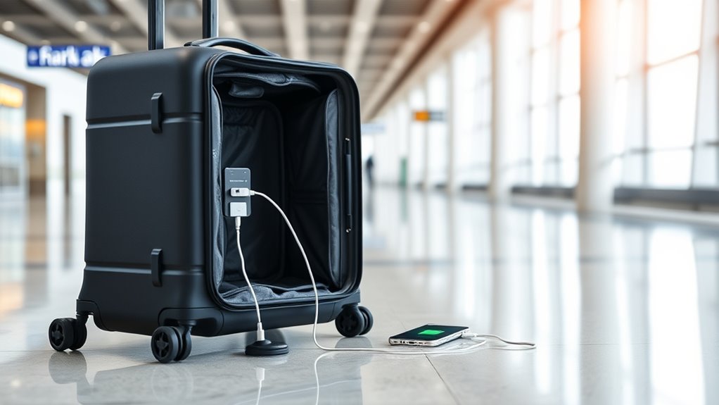 usb charging luggage considerations