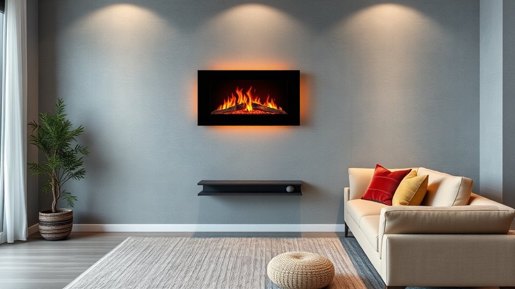 vented free apartment fireplaces