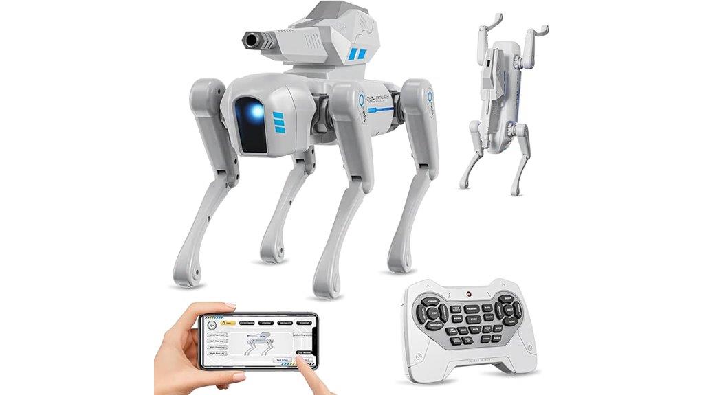 voice controlled robotic puppy