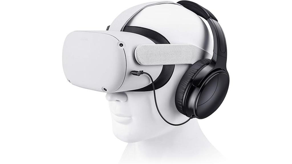 vr headphones with custom cable
