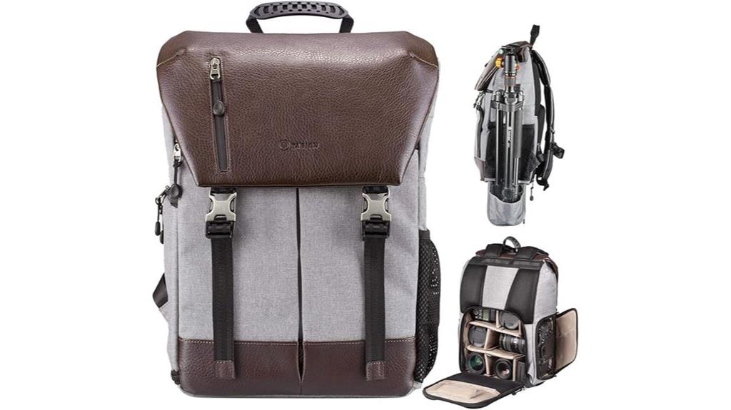 waterproof camera backpack with laptop