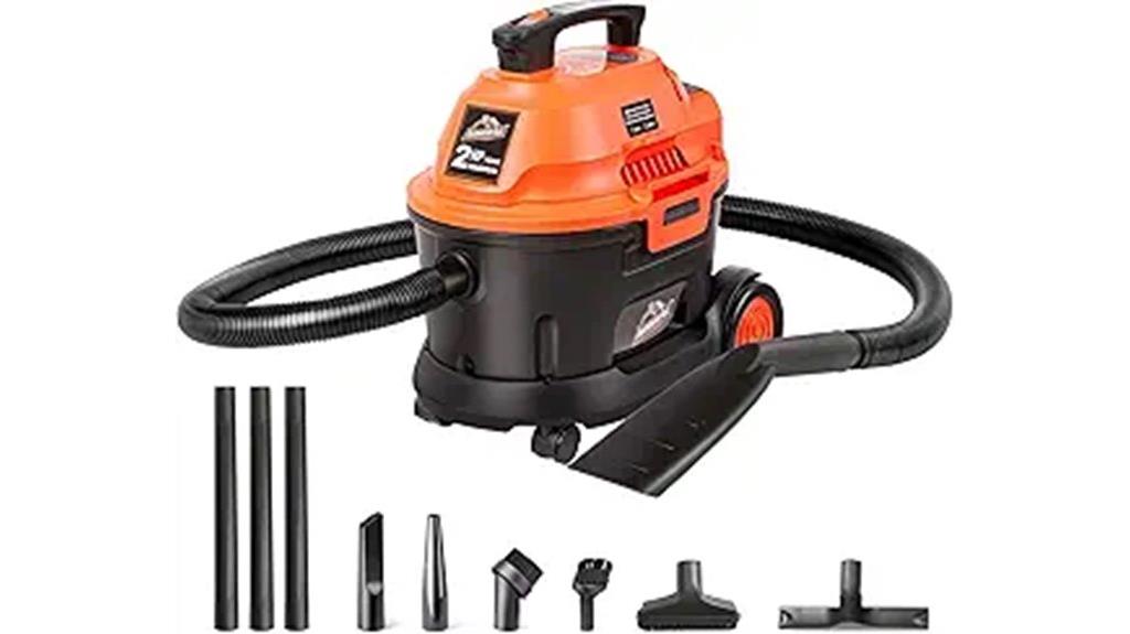 wet dry vacuum 2 5 gallons