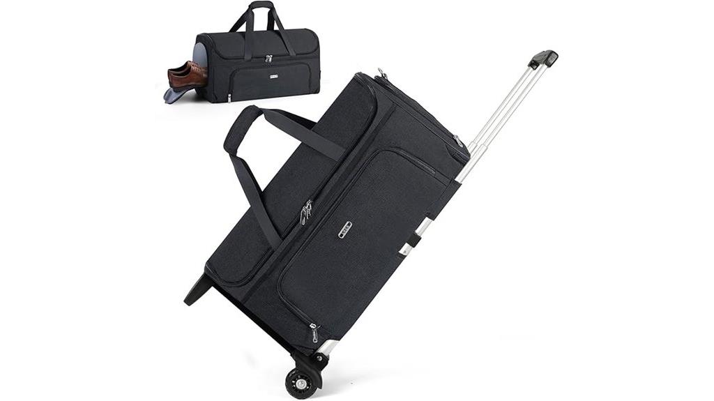 wheeled convertible garment bag
