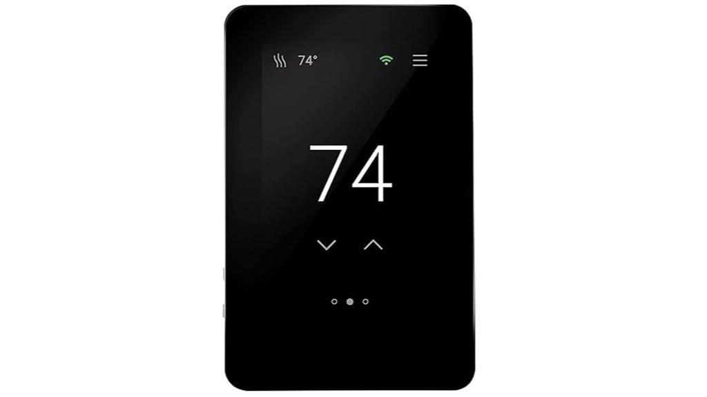wi fi touchscreen voice thermostat