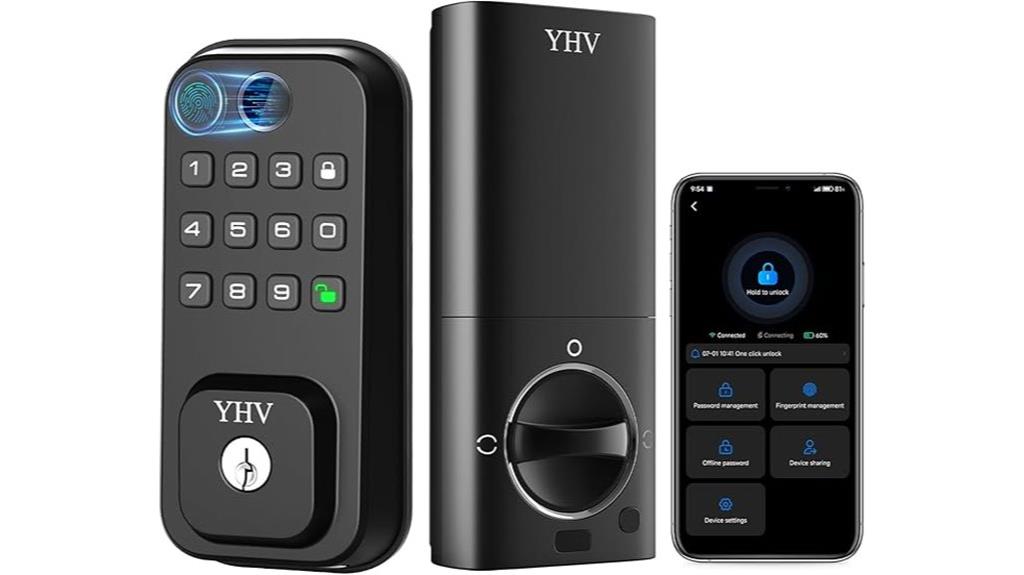 wifi app controlled door lock