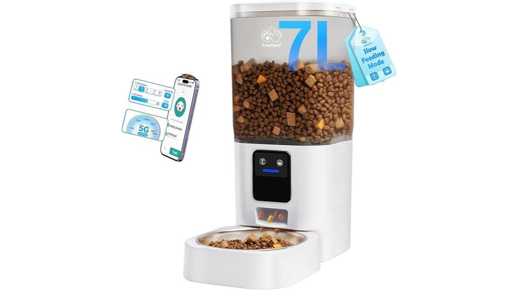 wifi controlled pet feeder