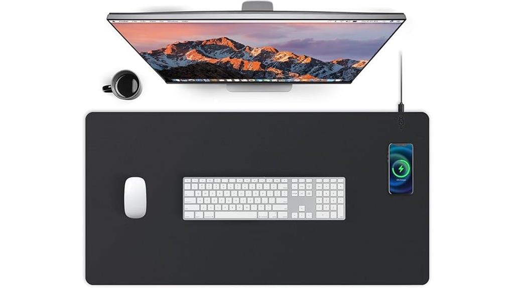 wireless charging gaming mouse pad