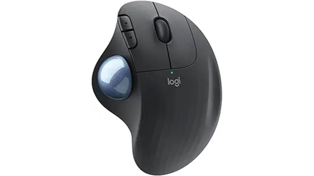 wireless ergonomic trackball