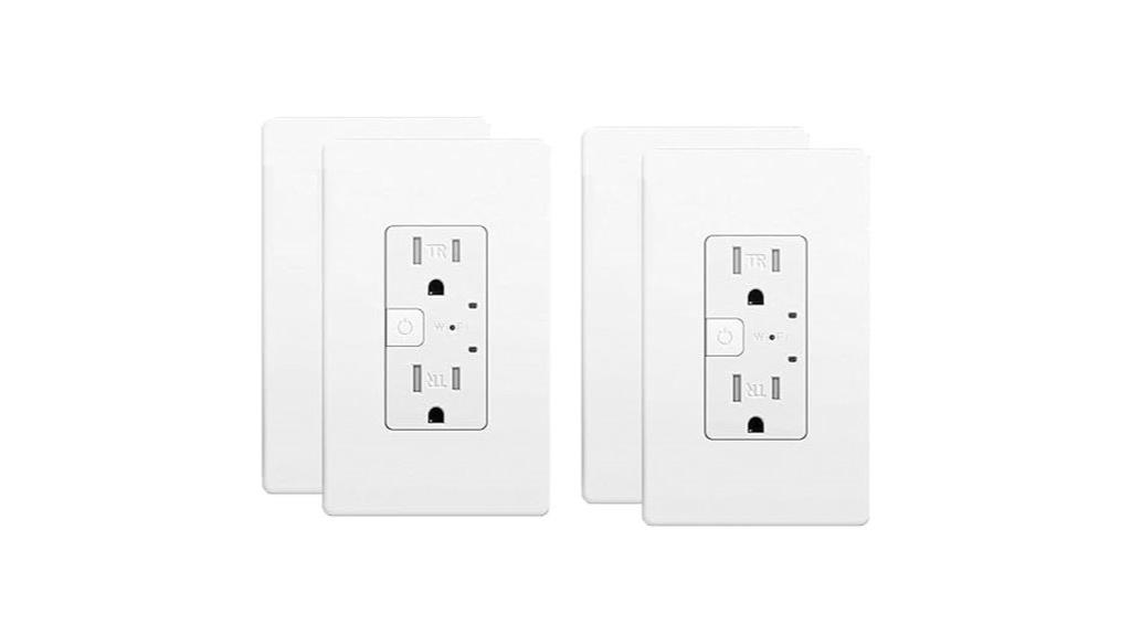 wireless in wall smart outlets
