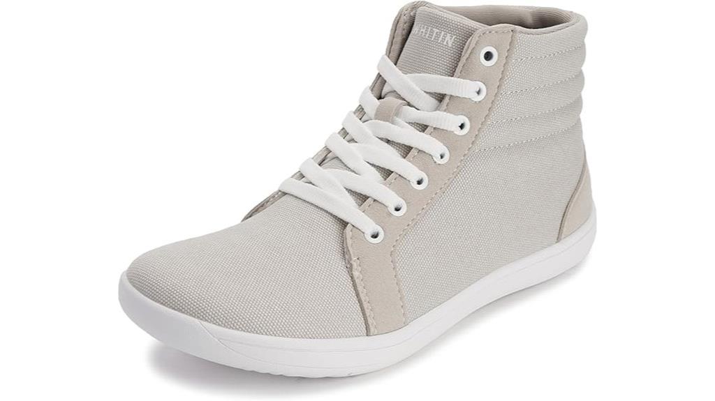 women s high top canvas sneakers