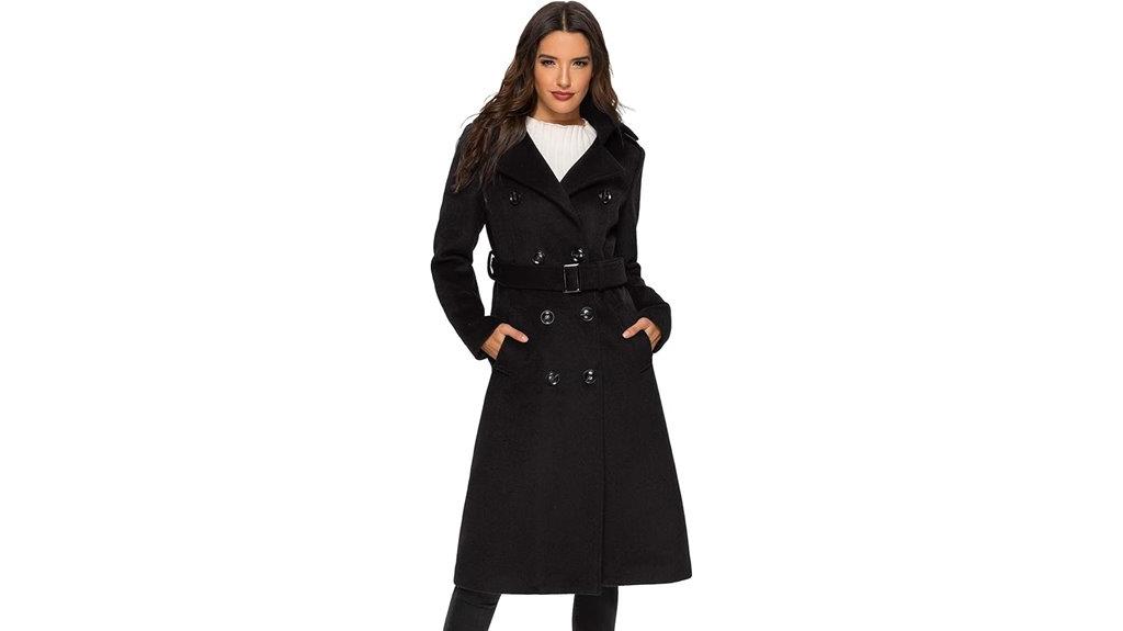 wool double breasted pea coat