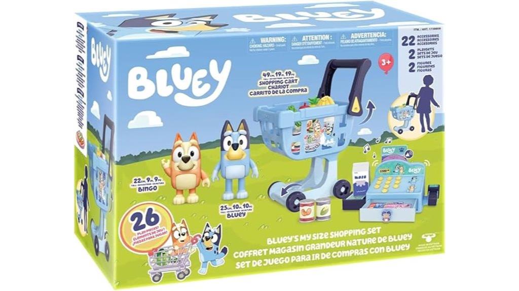 children s bluey shopping toy