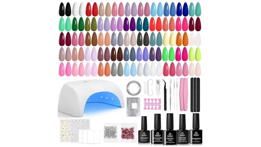 complete uv nail polish set