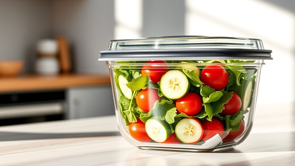 durable leakproof glass containers