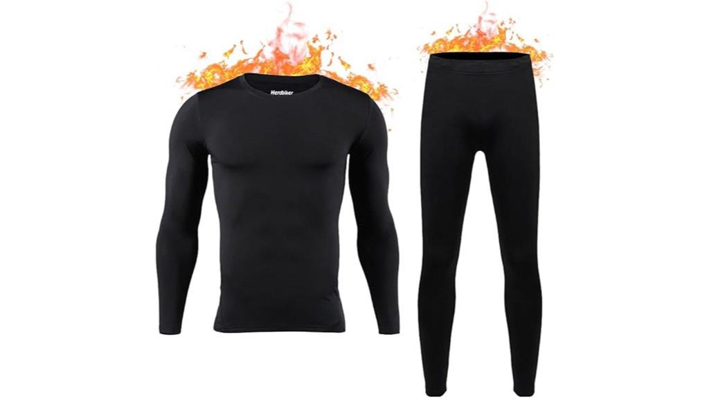 men s thermal ski base layer